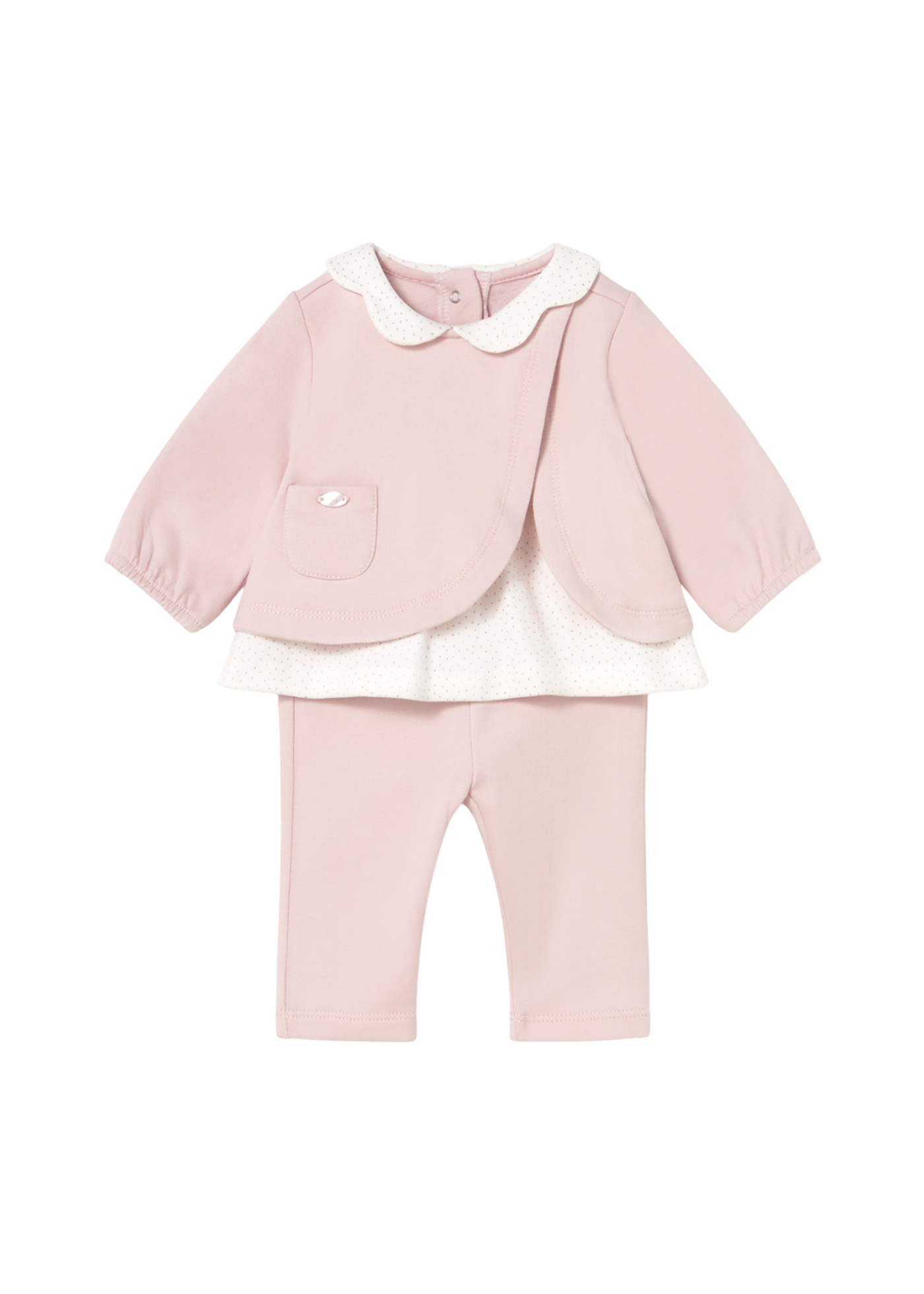 Set 2 Piese Bluza si Colanti Roz 2707 Mayoral