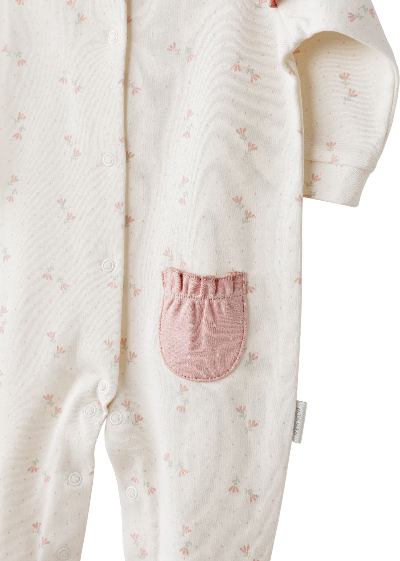 Set 10 Piese Maternitate Crem cu Roz cu Flori AC26081 Andywawa