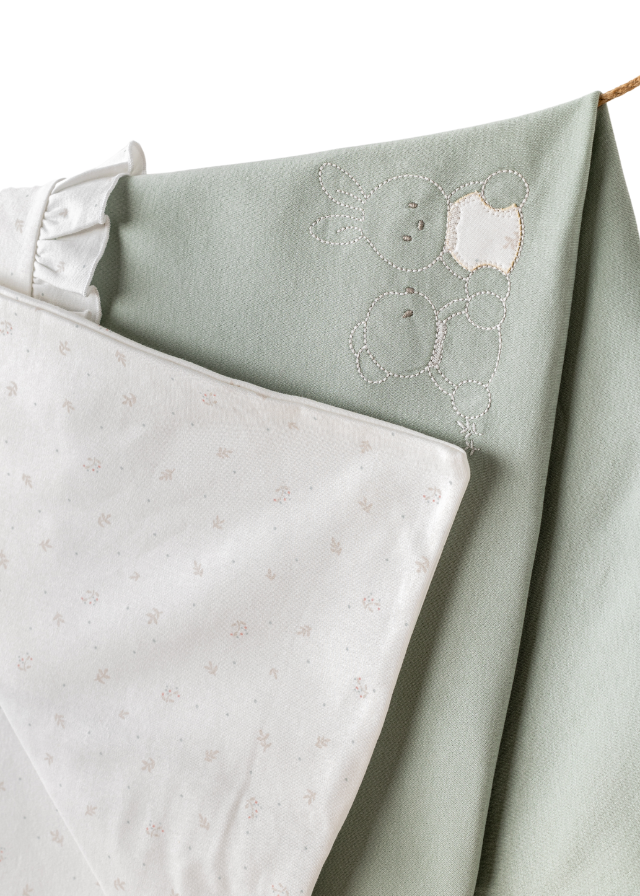 Set 10 Piese Maternitate Crem cu Verde AC25131 Andywawa