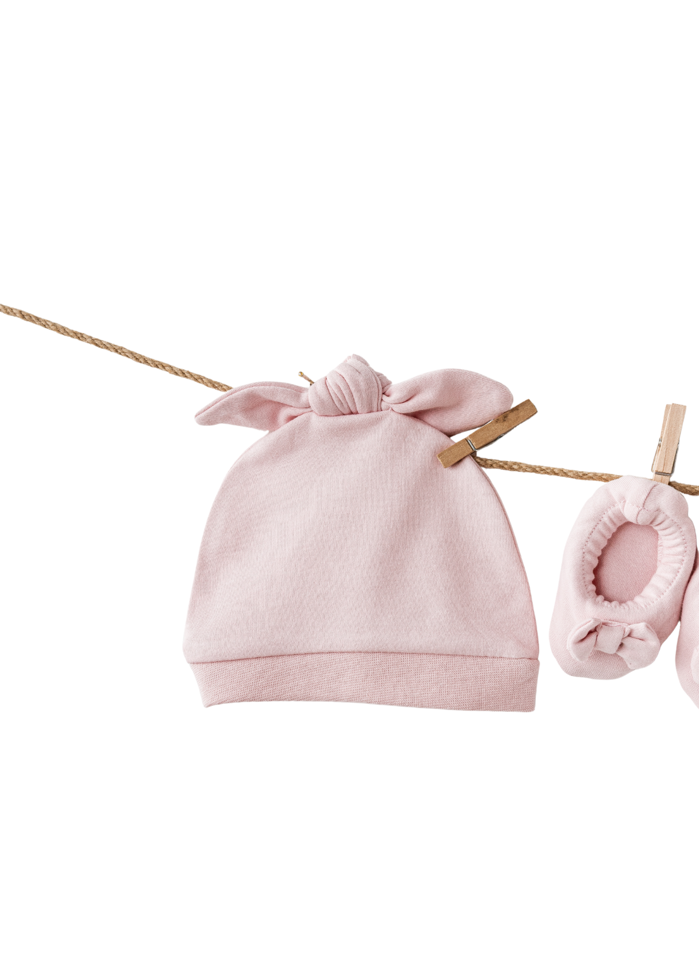 Set 10 Piese Maternitate Crem cu Roz Imprimeu Baloane AC25551 Andywawa