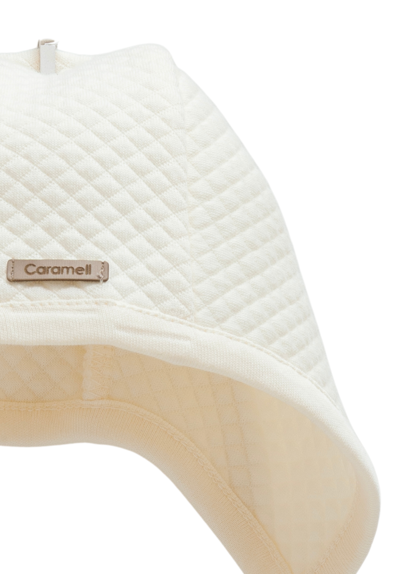 Caciula din Bumbac Matlasata Crem SPE2048 Mell Sweet Baby