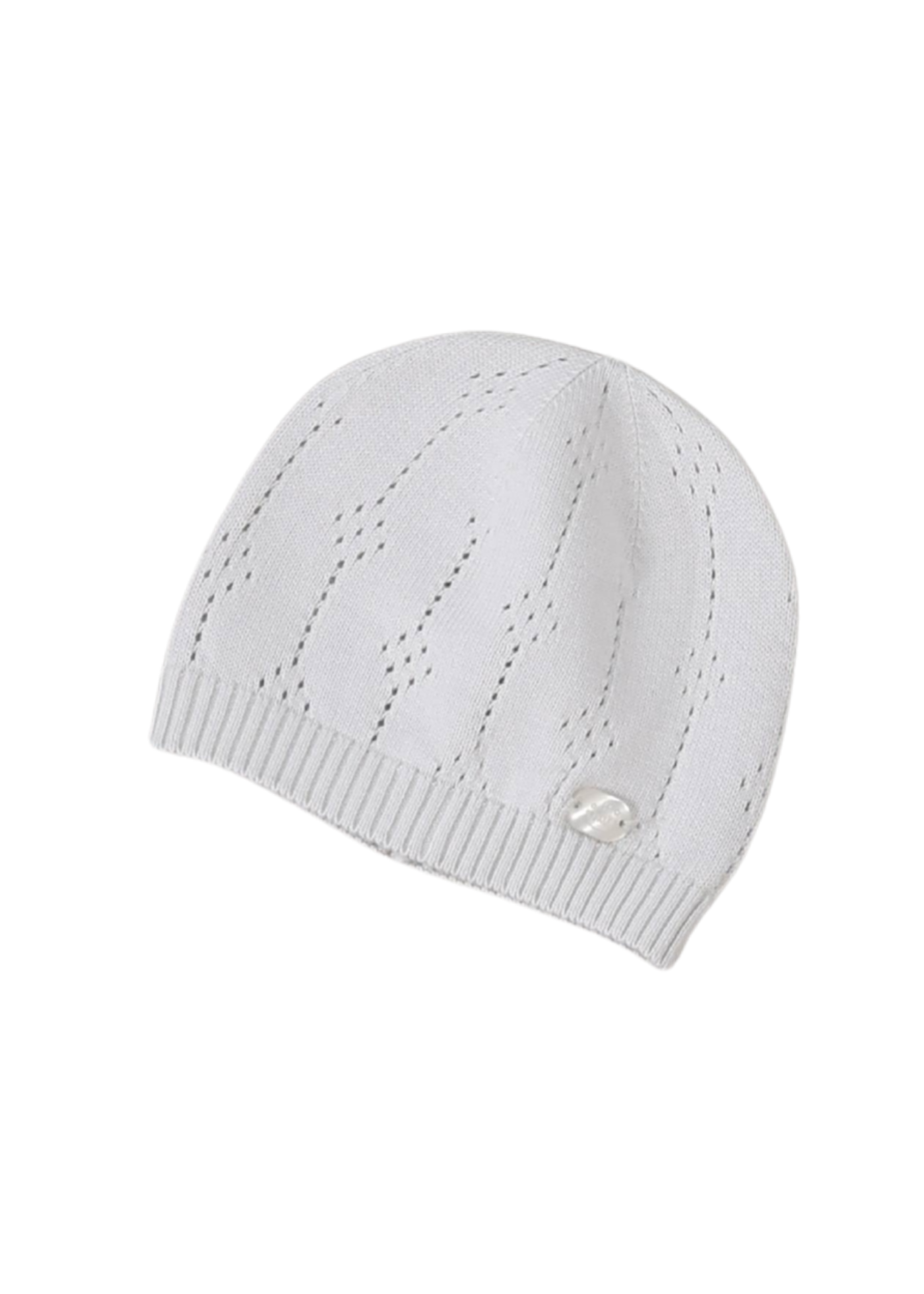 Salopeta Tricotata Lunga Bleu cu Fes 7434 Leo King