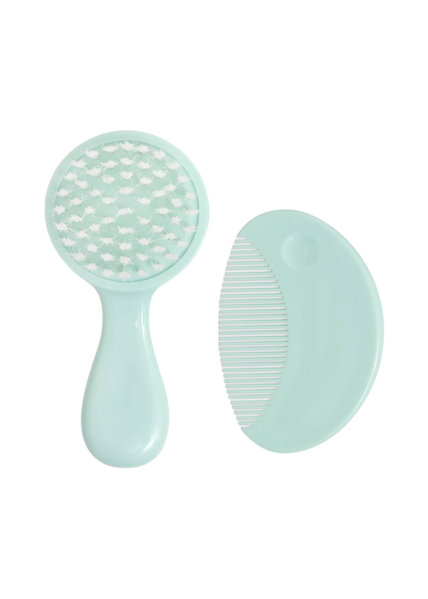 Set Lenjerie Patut 3 Piese Alb-Verde cu Ursulet si Stelute D3185-62 InterBaby