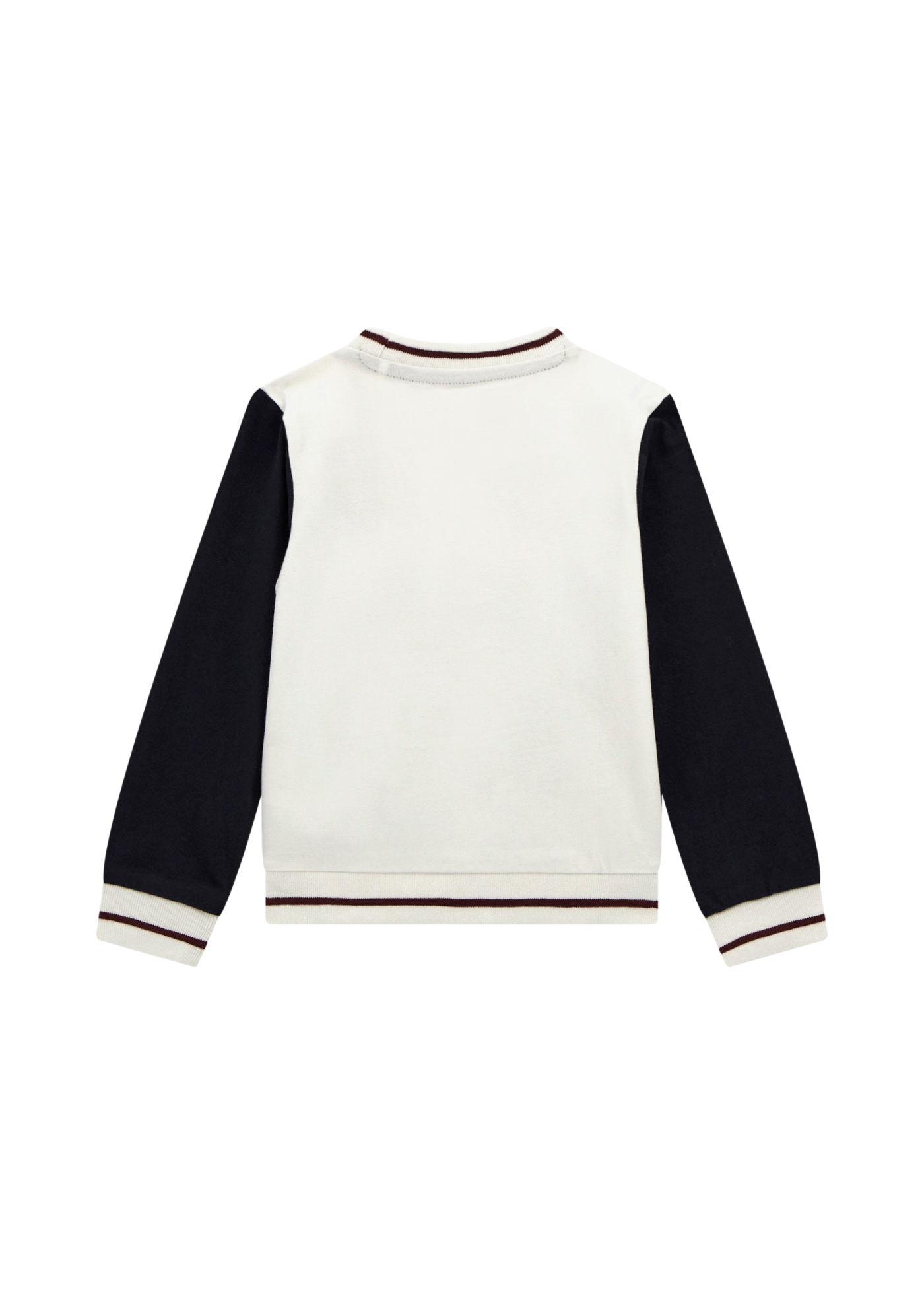 Bluza Sport Alba cu Maneci Bleumarin N5YQ07 K8VA4 G011 Guess