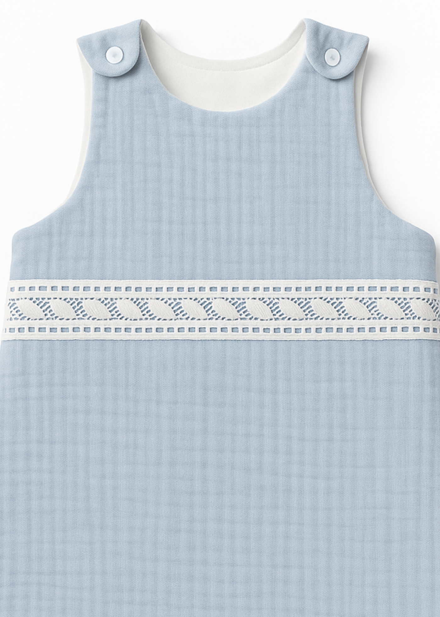 Blue Muslin Sleeping Bag for Boys AnneBebe 