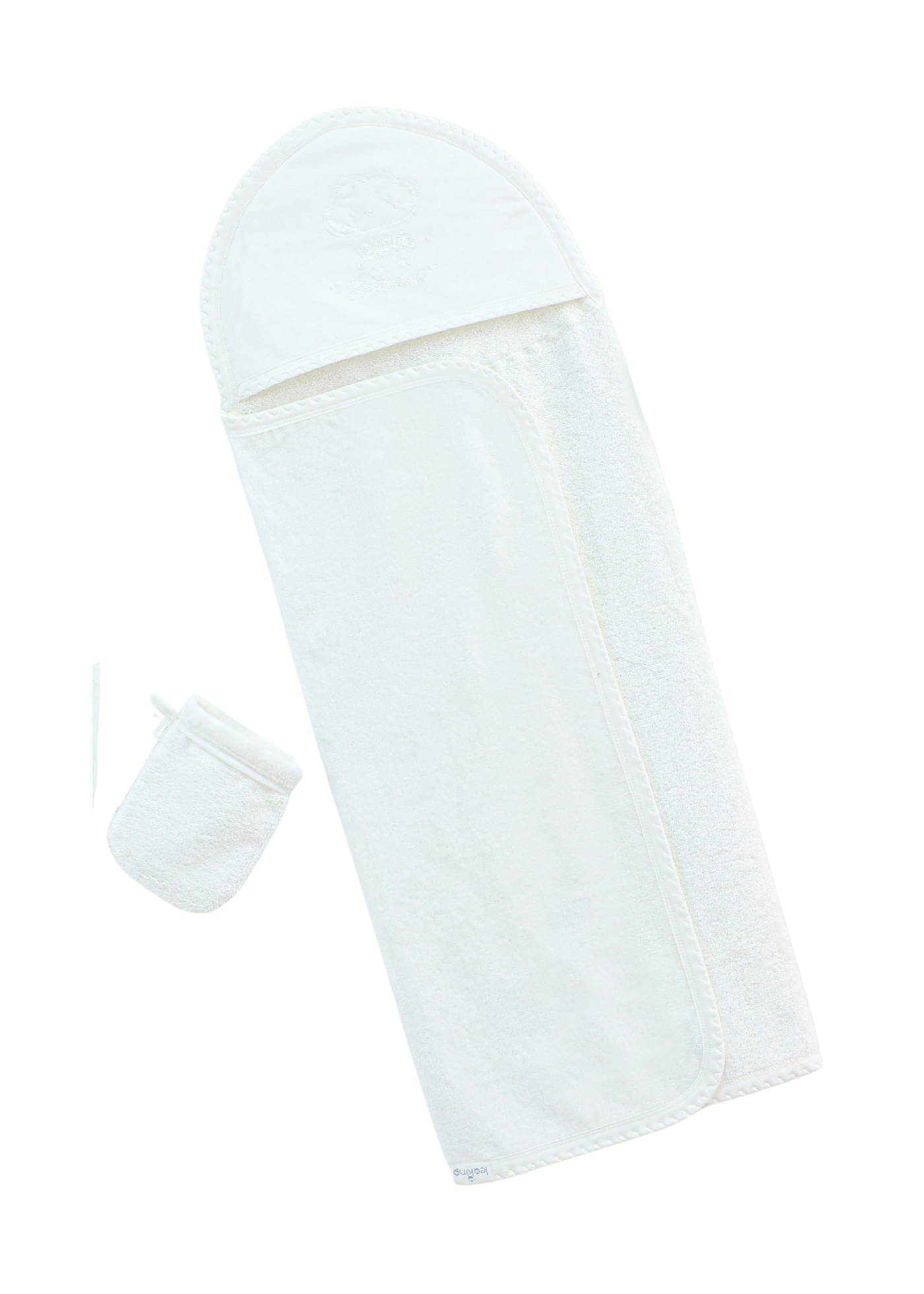 Set cu Halat de Baie 5 Piese Alb 12806 Leo King