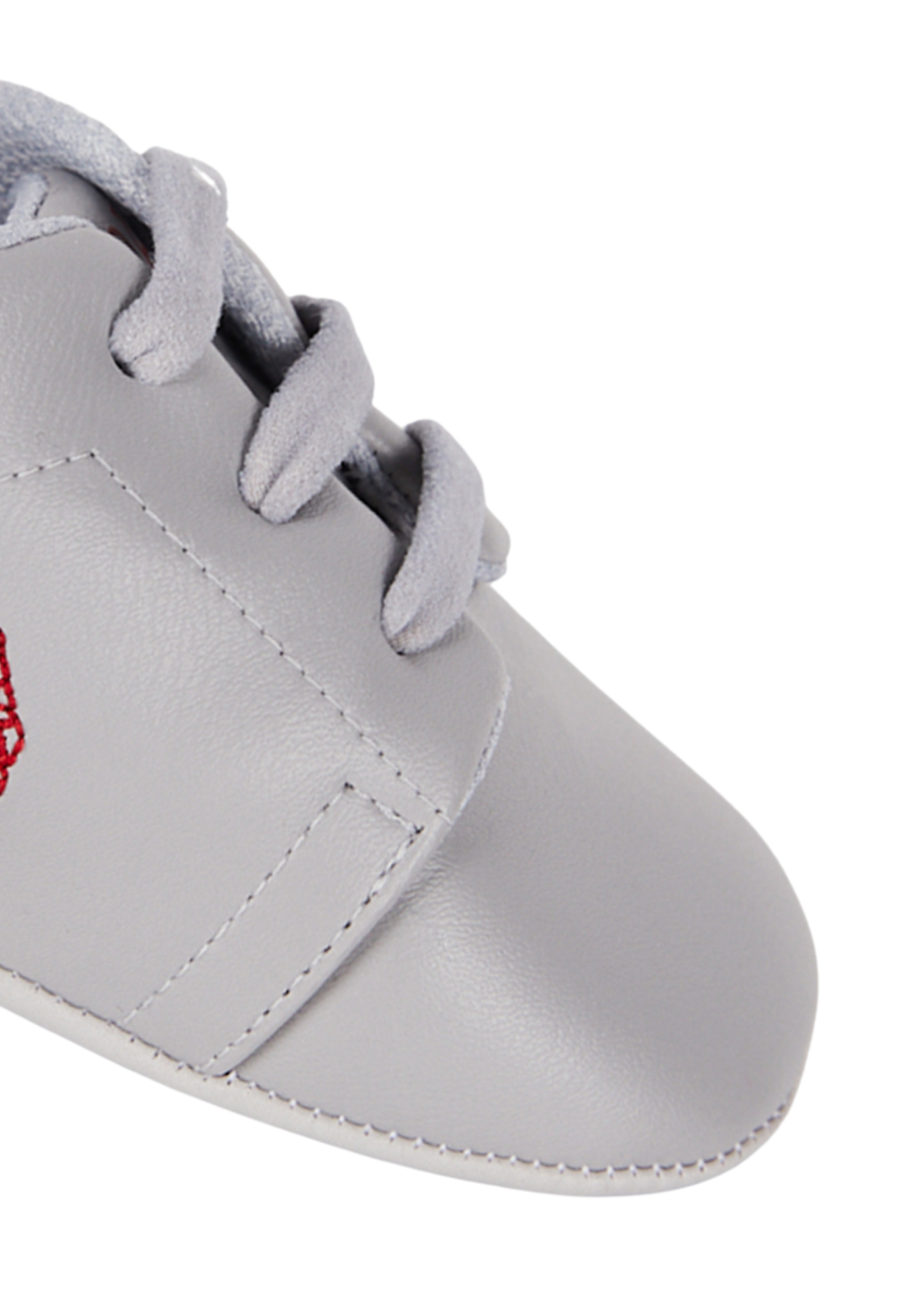 Pantofi Sport Gri cu Rosu Siret Elastic USB1308 Us Polo Assn