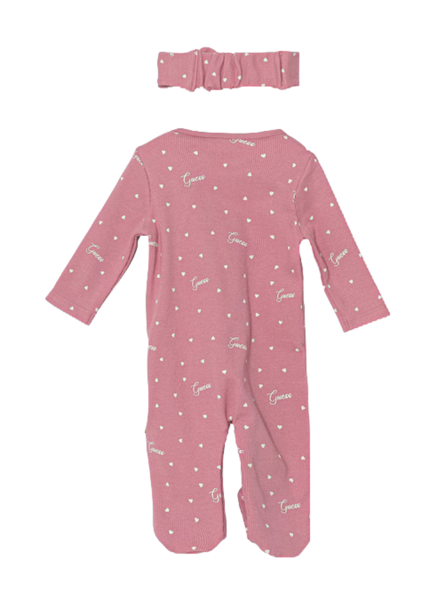 Salopeta Lunga Frez cu Imprimeu Inimi cu Bentita S5YG11 KBZP4 PG99 Guess