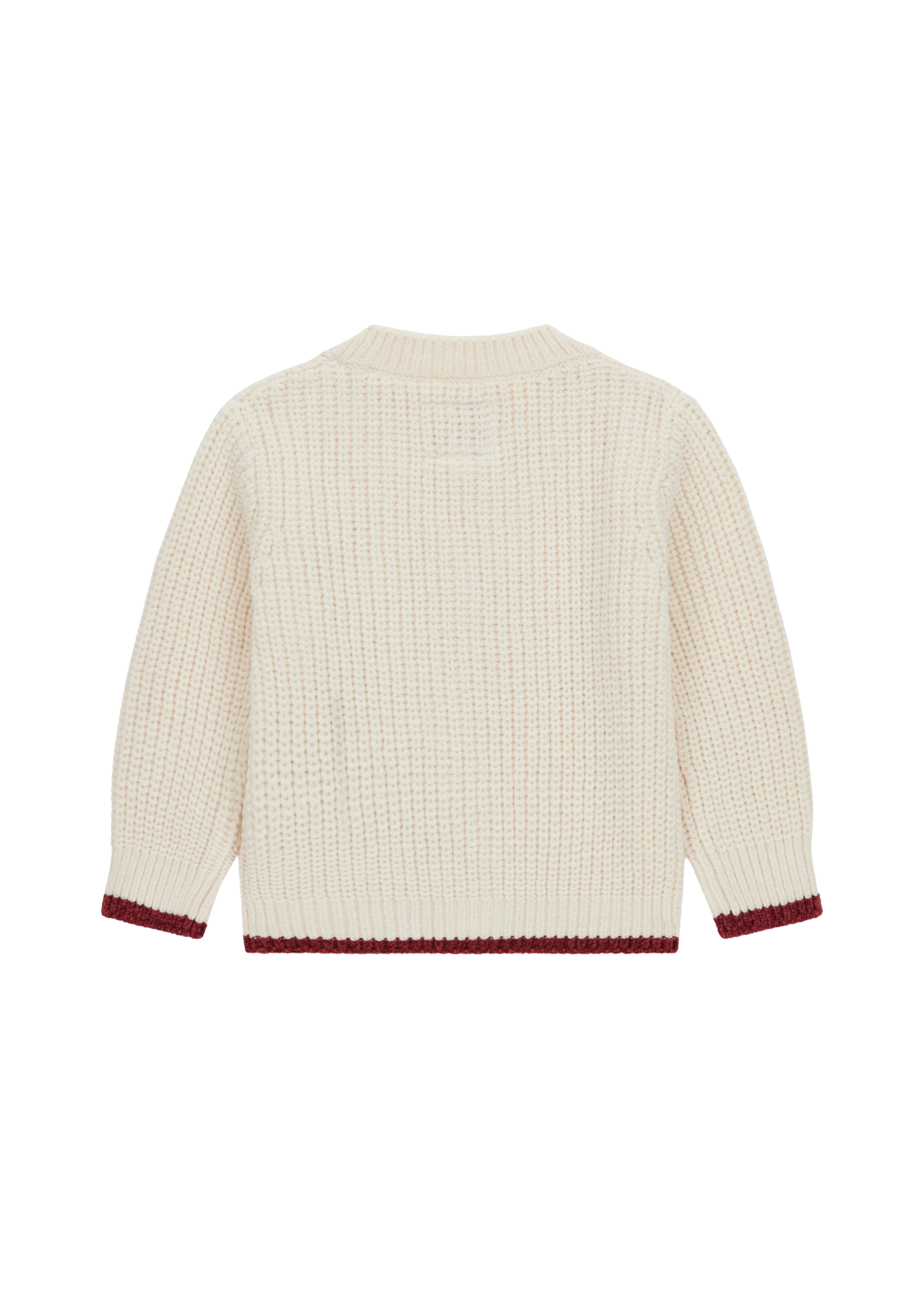 Cardigan Tricotat Crem cu Nasturi Inima Aurii si Paiete A5BR00 Z3OC0 G012 Guess