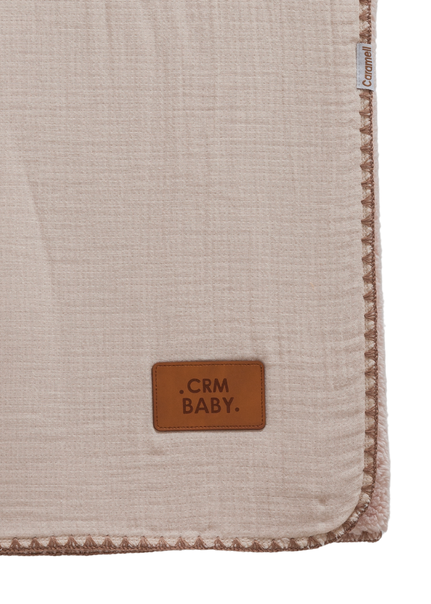 Patura Calduroasa Roz Pudra din Muselina si Plus BTE2119 85 x 90 cm Mell Sweet Baby