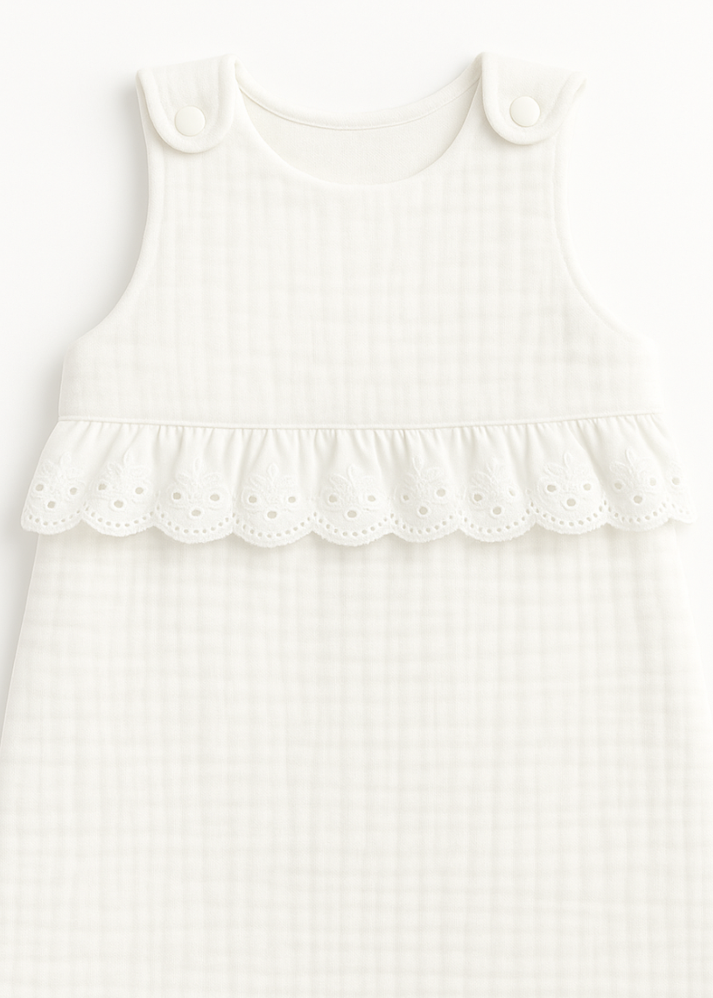 Sleeping Bag Girls White Muslin AnneBebe 
