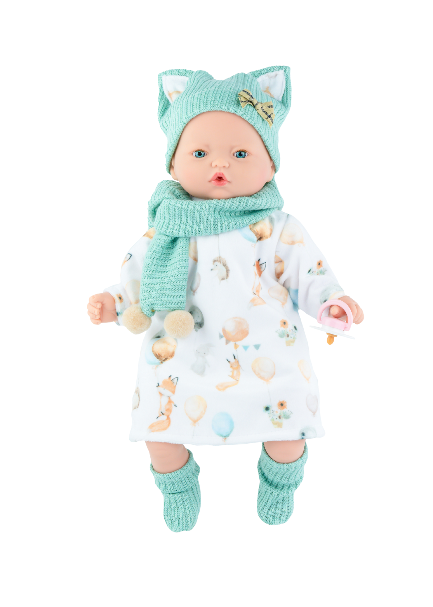 Papusi Gemene Parfumate, Corp Moale cu Mecanism, Fetita cu Rochita si Baietel cu Salopeta 579 – Marina&Pau