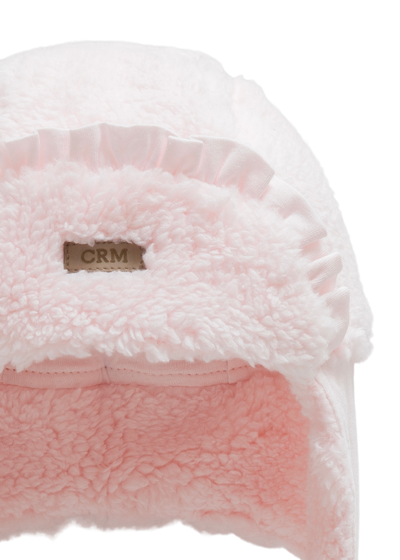 Caciula din Plus Roz SPK2118 Mell Sweet Baby