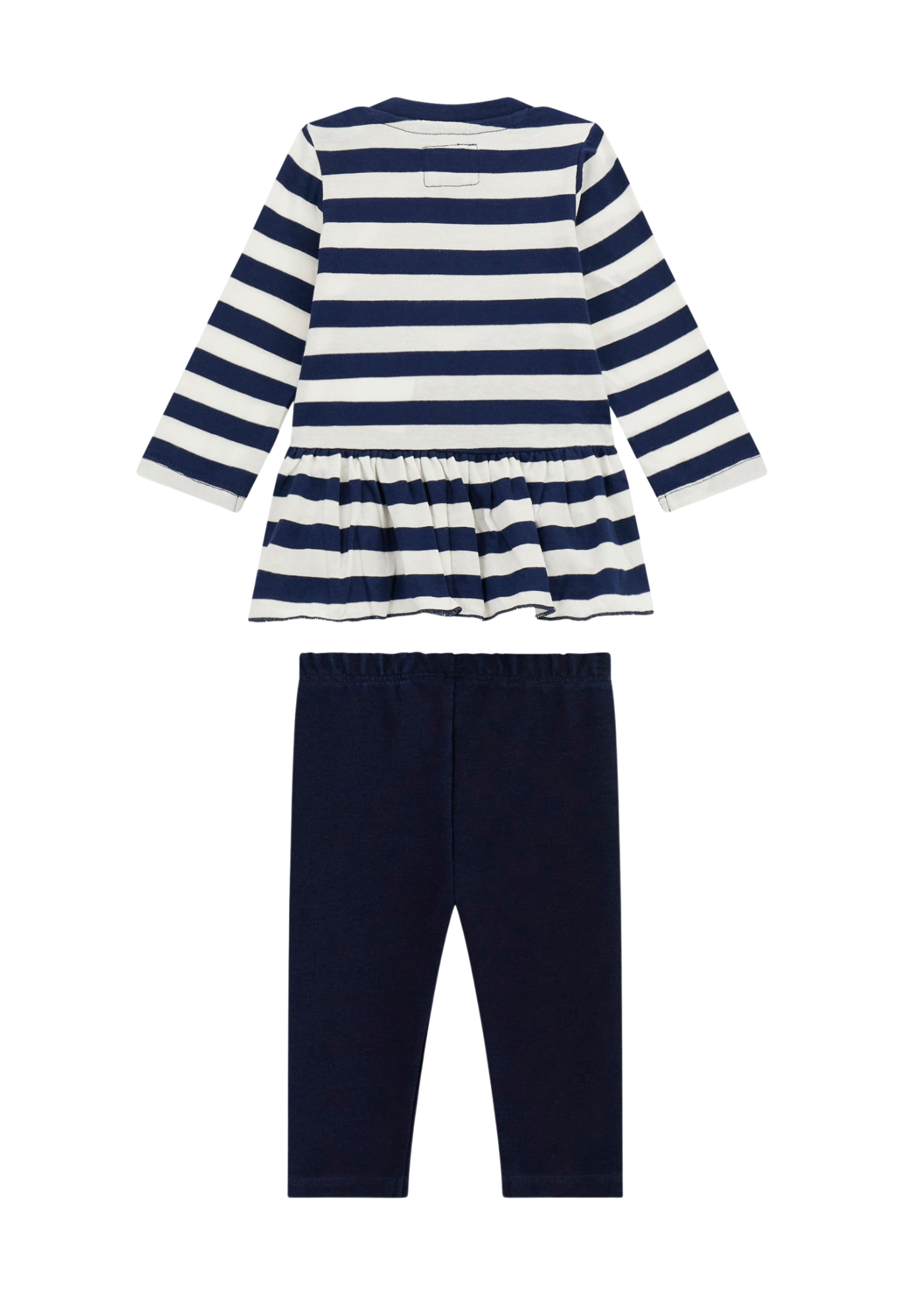 Set 2 Piese Bluza cu Dungi Bleumarin si Colanti Bleumarin A5YG08 K9N34 FRY7 Guess