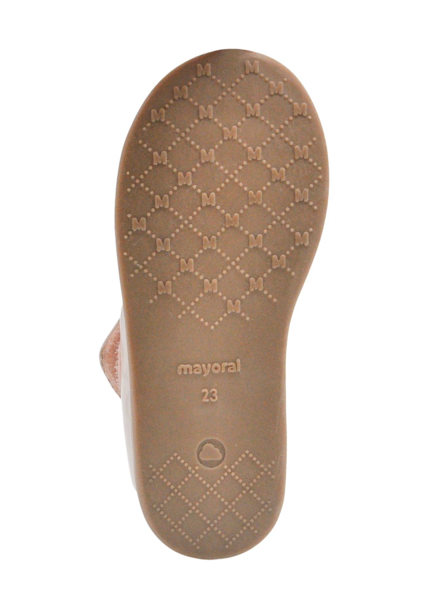 Balerini Lacuiti Crem cu Bareta din Blana 42557 Mayoral