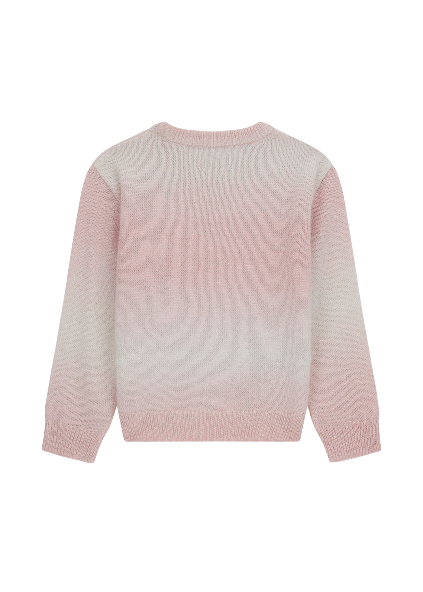 Pulover Roz din Amestec de Lana cu Stea din Paiete K5YR07 Z3OQ0 F6E8 Guess