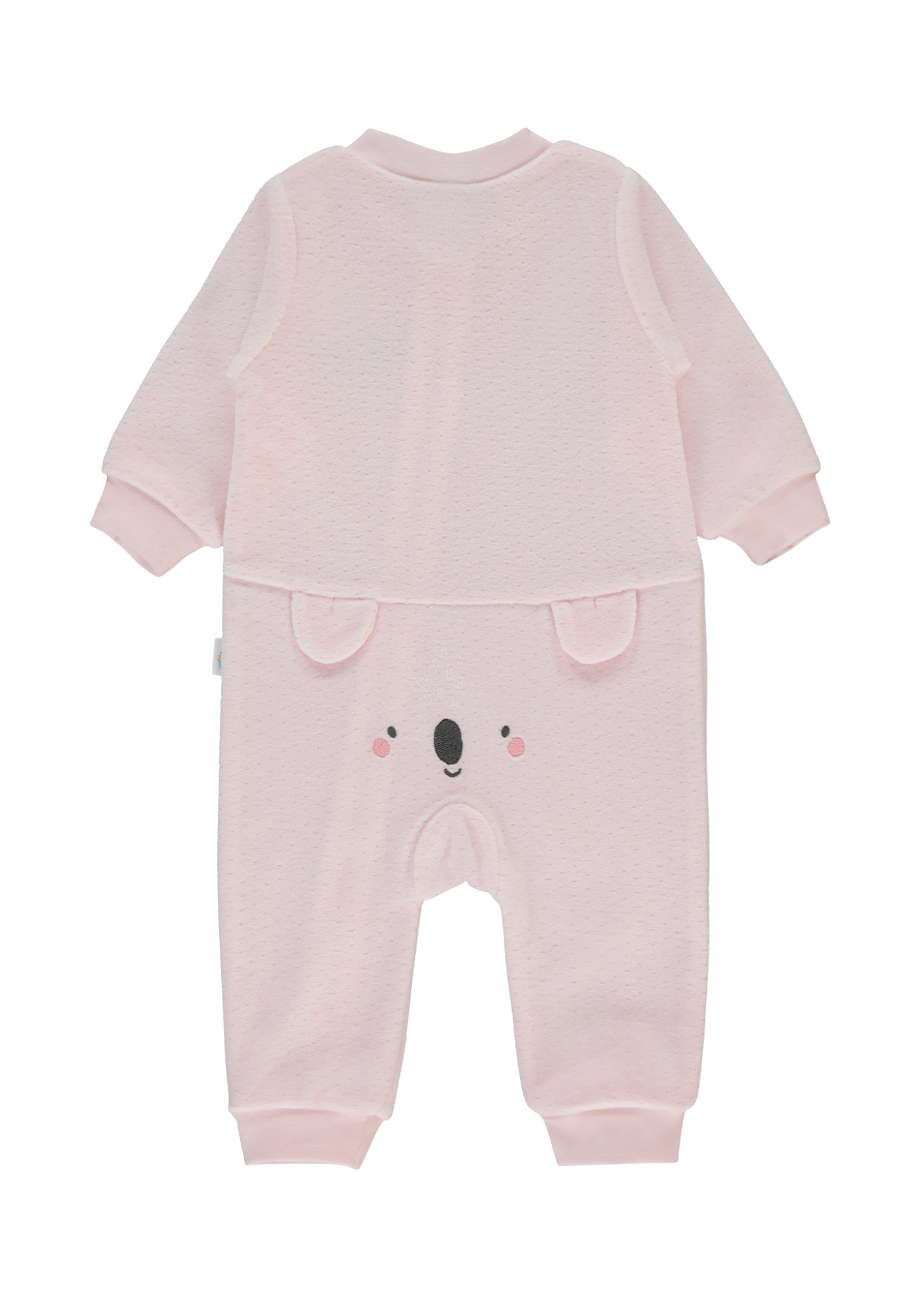 Salopeta Lunga Velur Roz cu Fermoar T4055 Bebetto