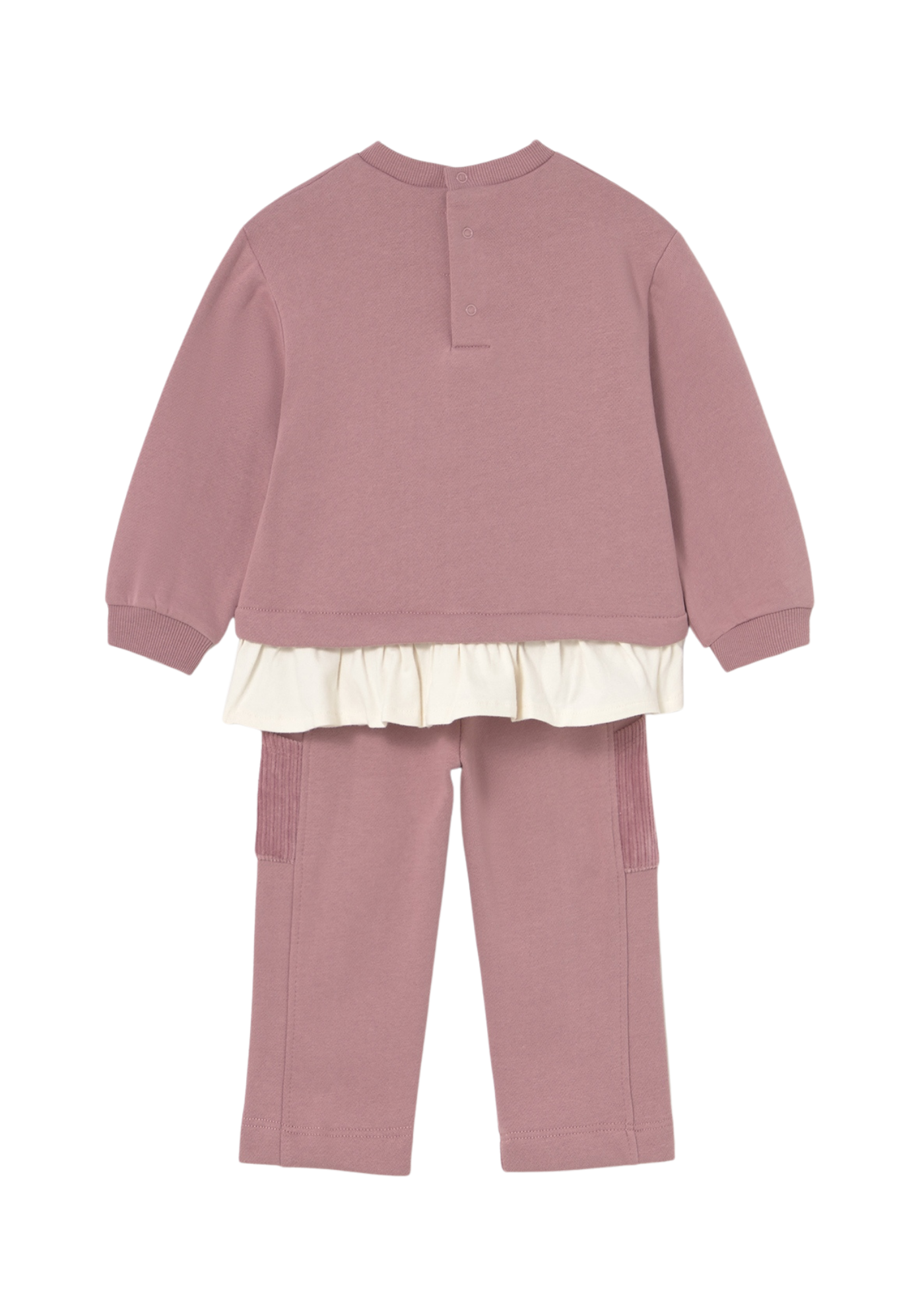 Trening 2 Piese Roz Pudra cu Ursulet 2843 Mayoral