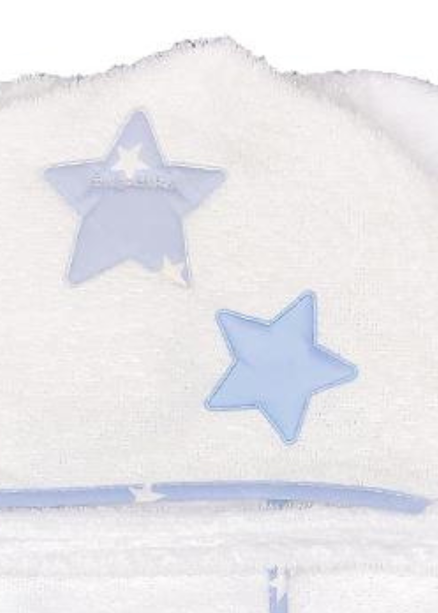 Halat de Baie Alb cu Stelute Bleu M – ½ ani D900MD50 Andy&Helen