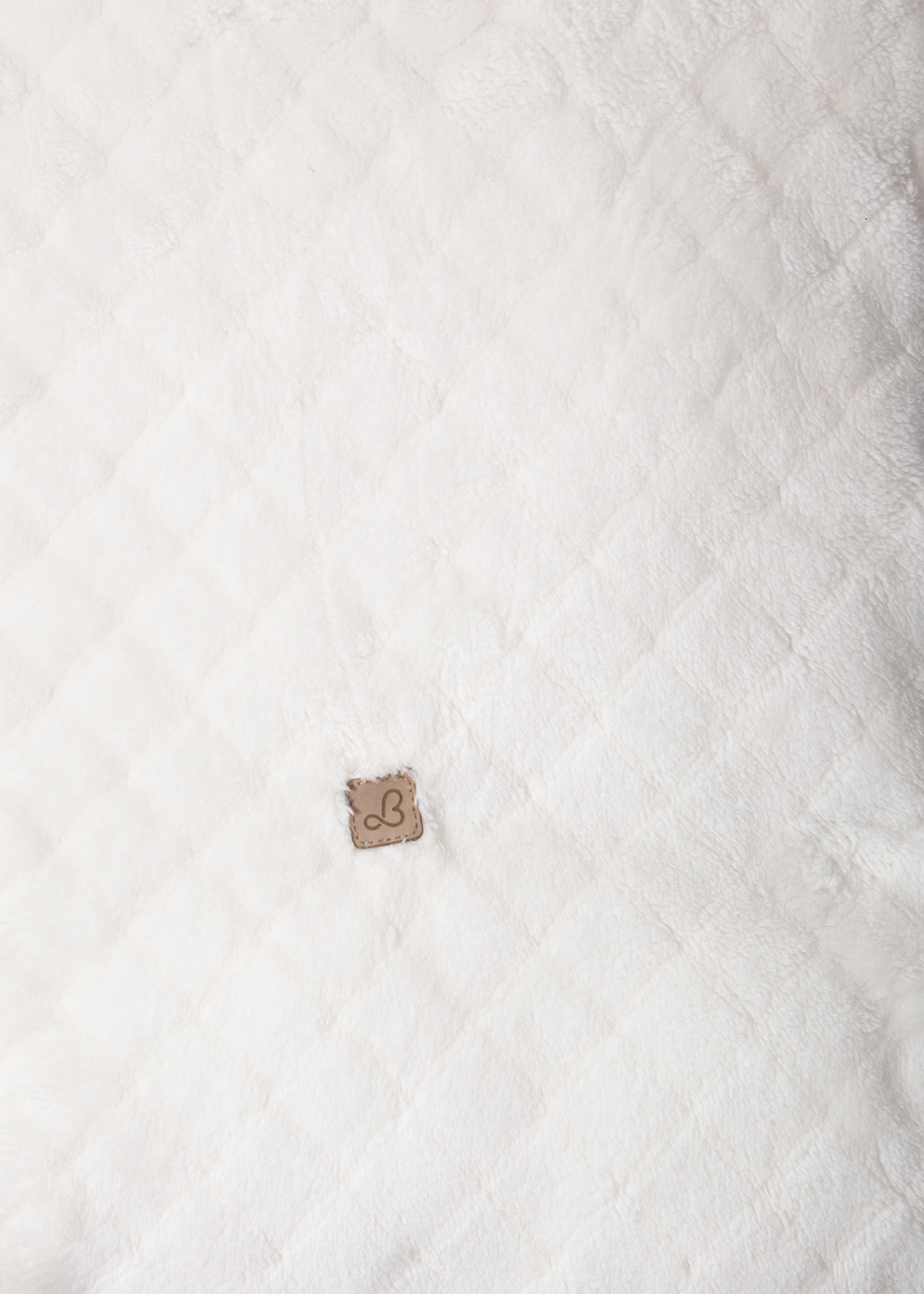 Pled din Plus Crem cu Interior Bumbac B855 Bebetto