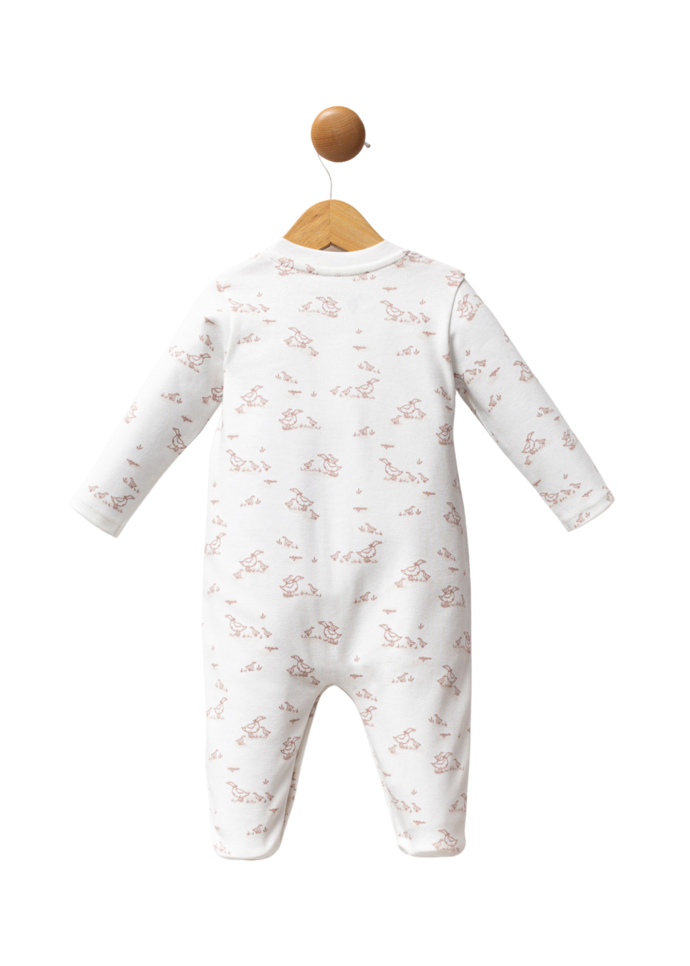 Salopeta Lunga Alba cu Imprimeu Bej Gaste USB2706 Us Polo Assn