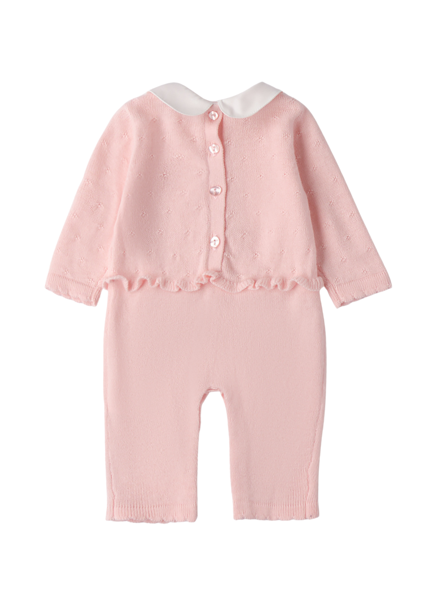 Salopeta Lunga Tricotata Roz 3.F750/00 Minibanda