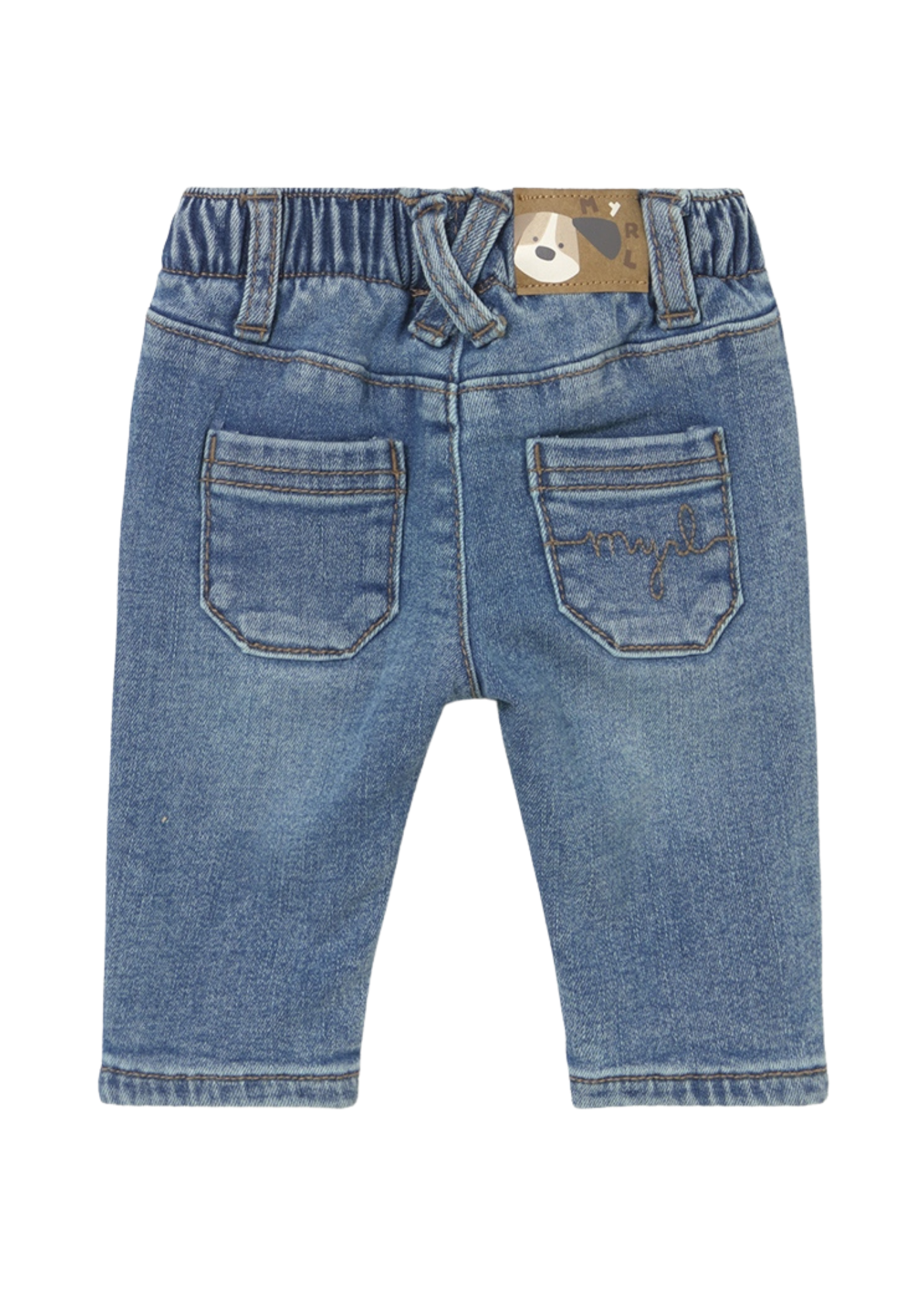 Pantaloni Lungi Denim cu Siret in Talie 593 Mayoral