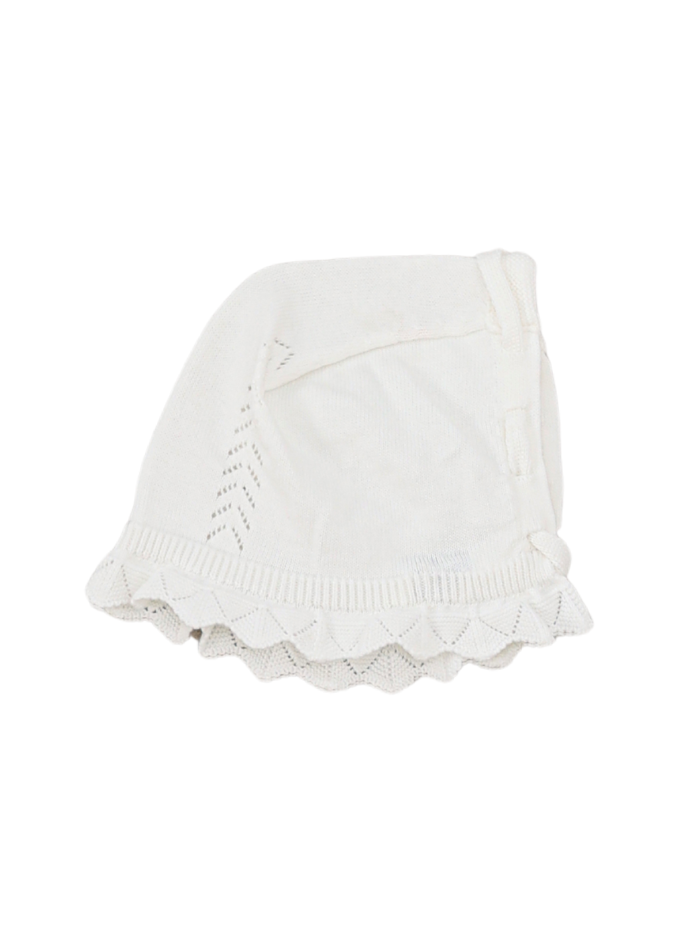 Rochie Tricotata Alba cu Maneca Lunga 5371 Leo King