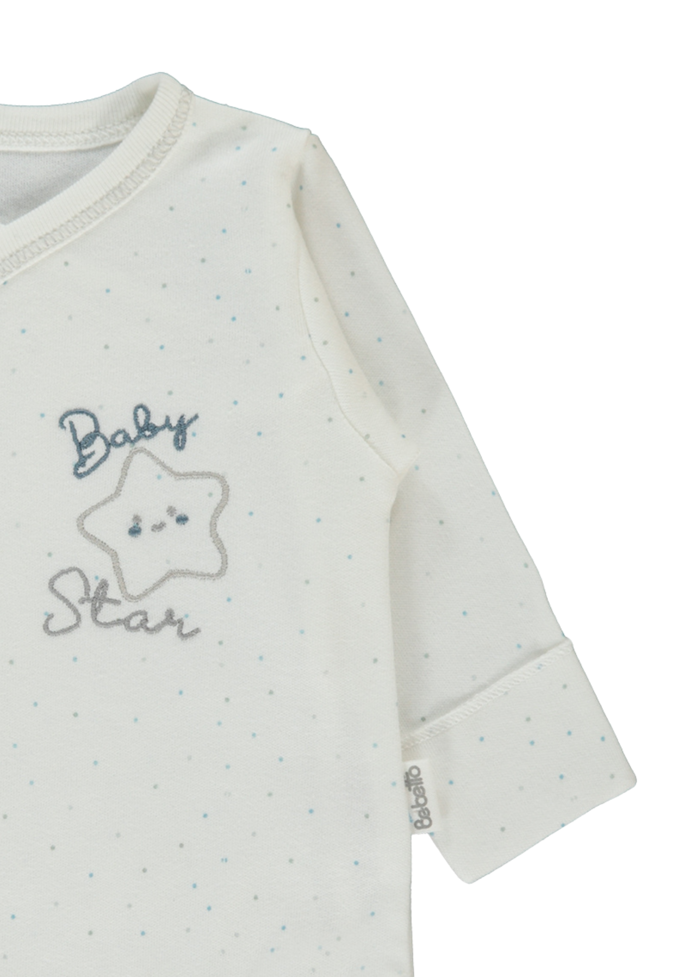 Body Crem cu Maneca Lunga cu Stea T4042 Bebetto