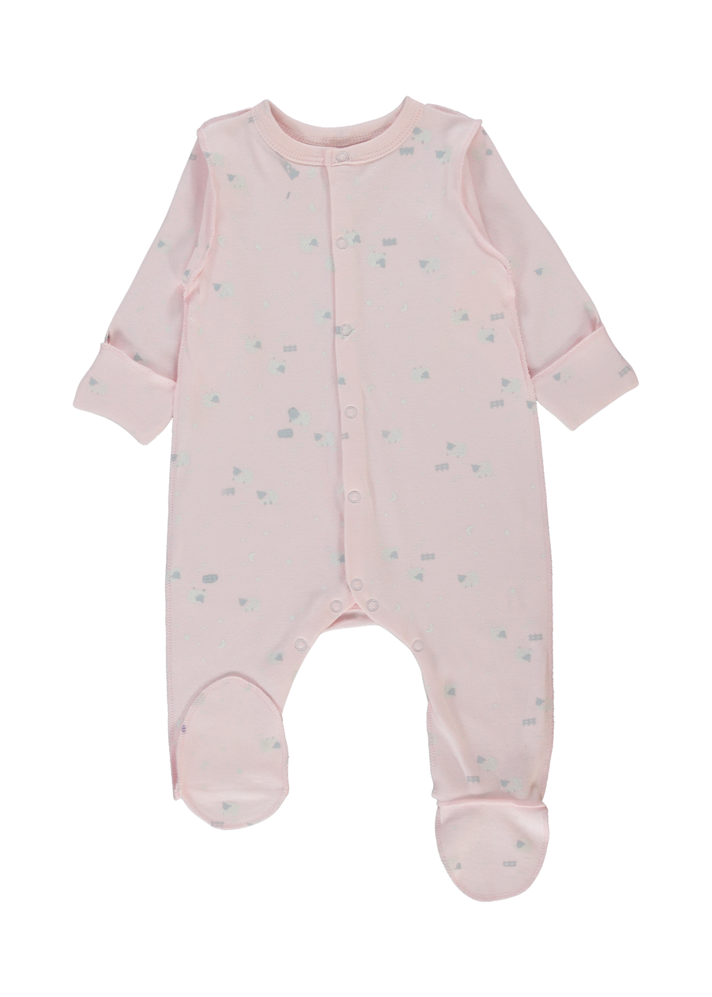 Set 10 Piese Maternitate Roz cu Oite Z1071 Bebetto