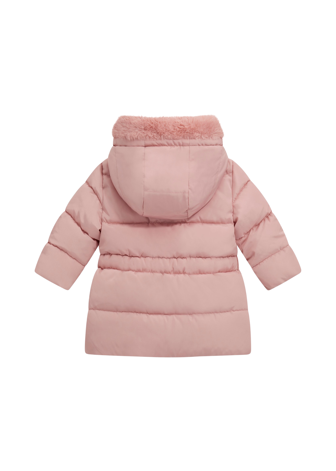 Geaca Matlasata Roz din Fas cu Gluga si Elastic cu Funda in Talie A5BL02 WB240 G6J8 Guess