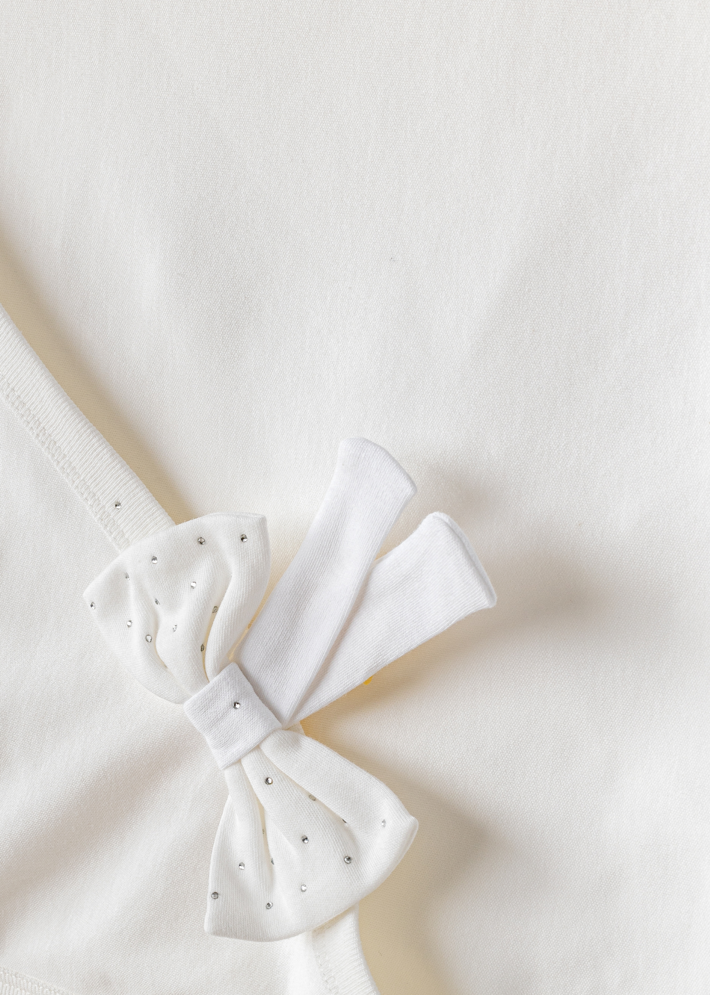 Pled Crem cu Funda cu Strasuri si Capison AC25825 Andywawa