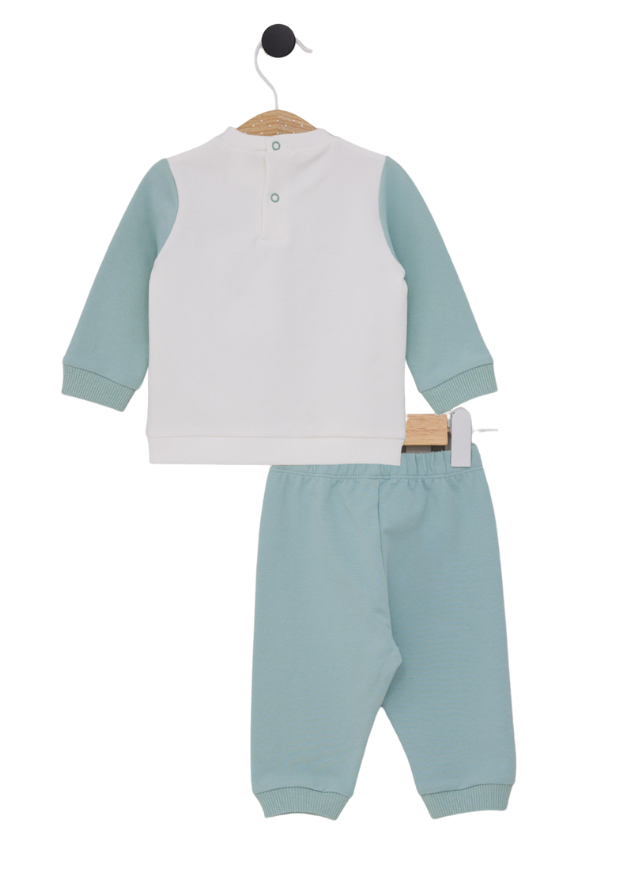 Set Trening 2 Piese Bluza si Pantaloni Verde Menta USB2094 V1 Us Polo Assn