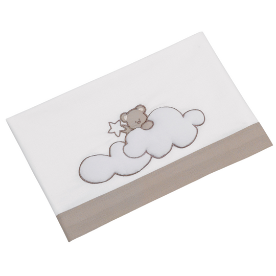 Комплект бавовняної білизни для спільного сну 3 предмета Contact Mars Azzurra 