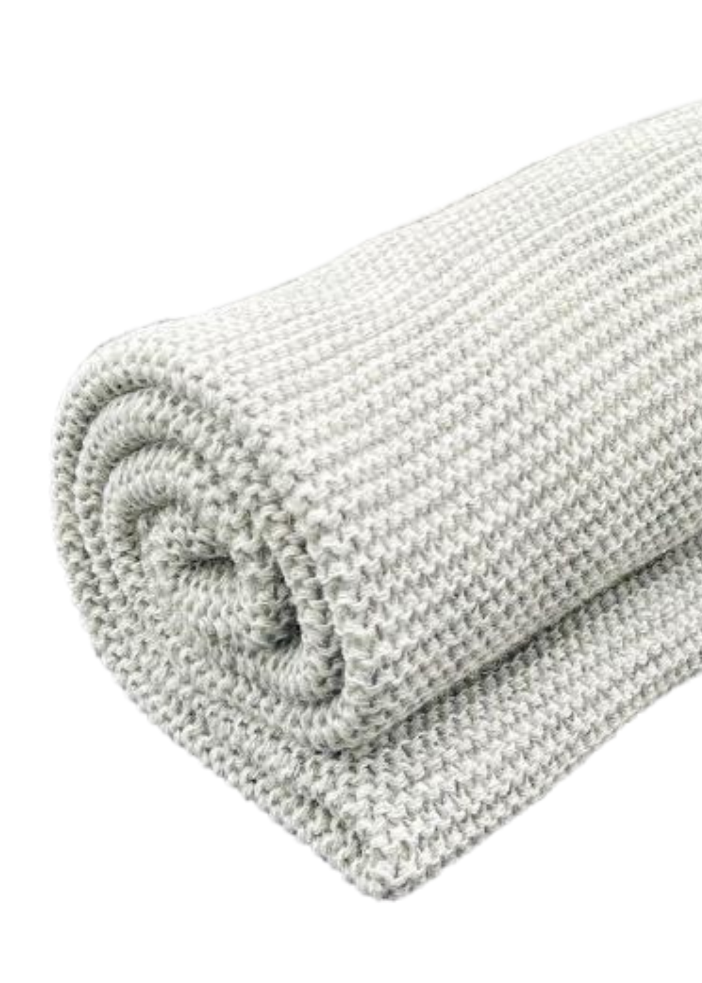 Paturica Tricotata Gri din Lana 75x90 cm – 2/562CV10 Andy&Helen