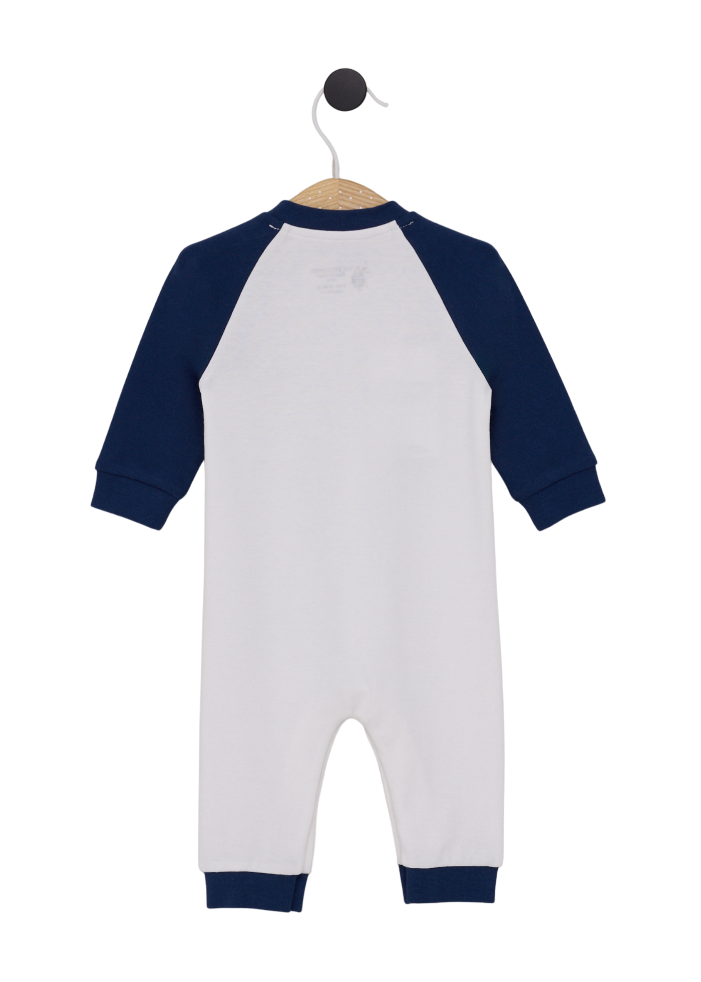 Salopeta Lunga Ivory cu Maneci Bleumarin USB2093 Us Polo Assn