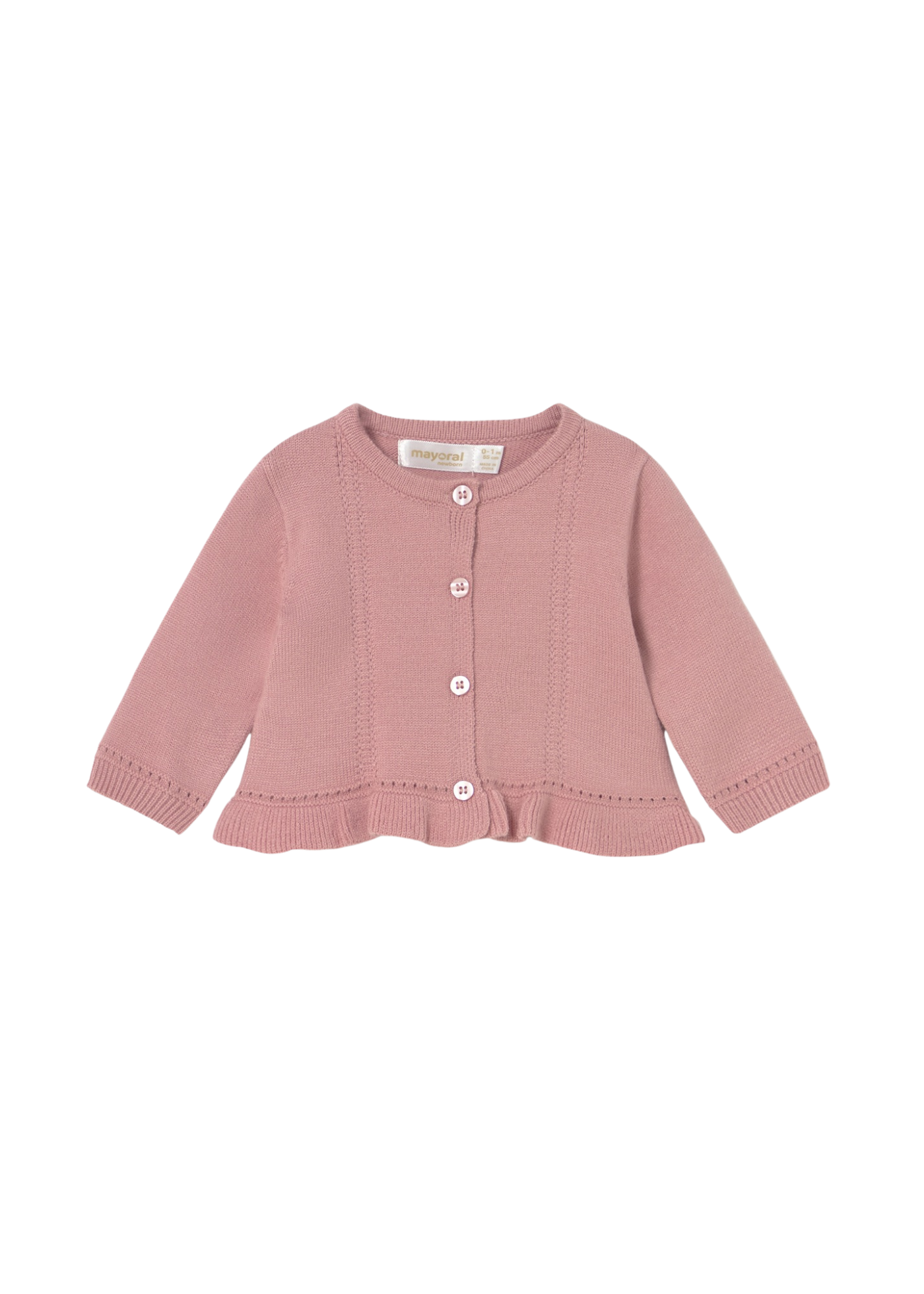 Set 3 Piese Roz Pudra Cardigan Tutu cu Sclipici si Body Crem 2830 Mayoral