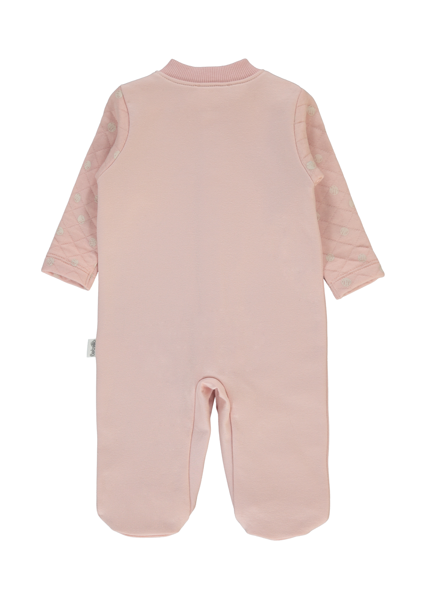 Salopeta Lunga Roz Pudra cu Iepure K5119 Bebetto