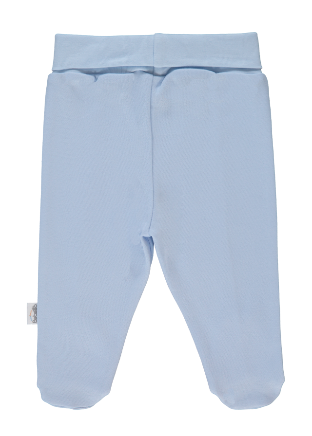 Pantaloni Bleu din Bumbac Mr Boss T3766 Bebetto