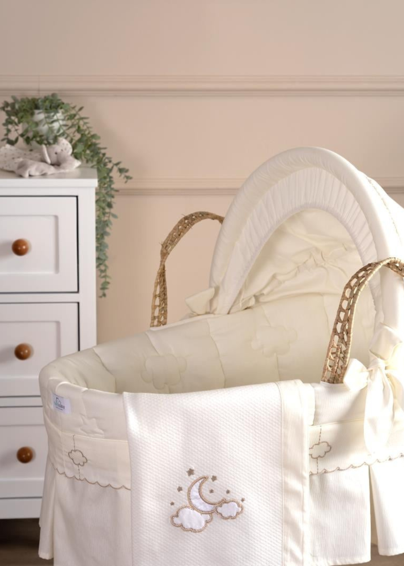 Set Cosulet Palmier Bebe Natural & Salteluta & Set Textil 0416 FunnaBaby