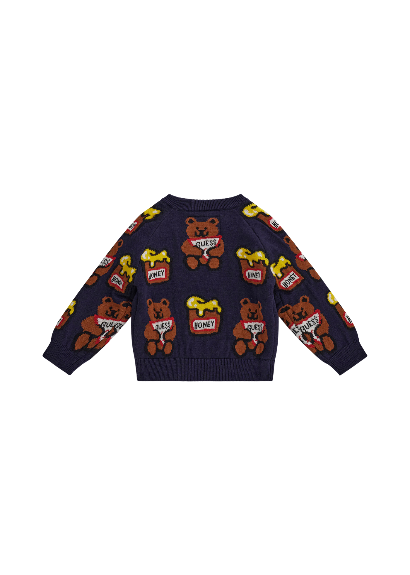 Pulover Bleumarin cu Ursi H1YT01 Z2S40 GBMT Guess