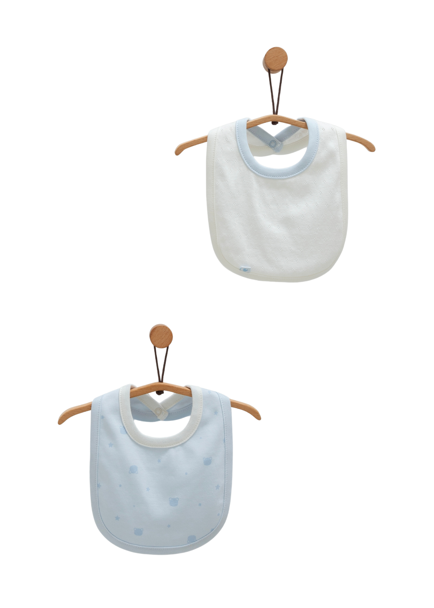 Set 3 Bavete Bumbac Bleu cu Urs ONE1470 Mell Sweet Baby