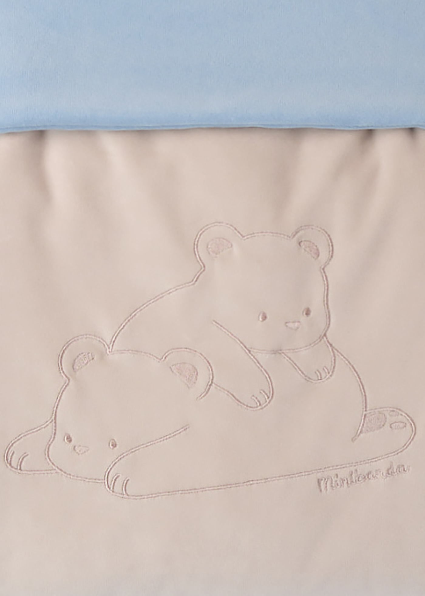 Pled Matlasat Bej cu Bleu cu Ursi 3.F306/00 Minibanda