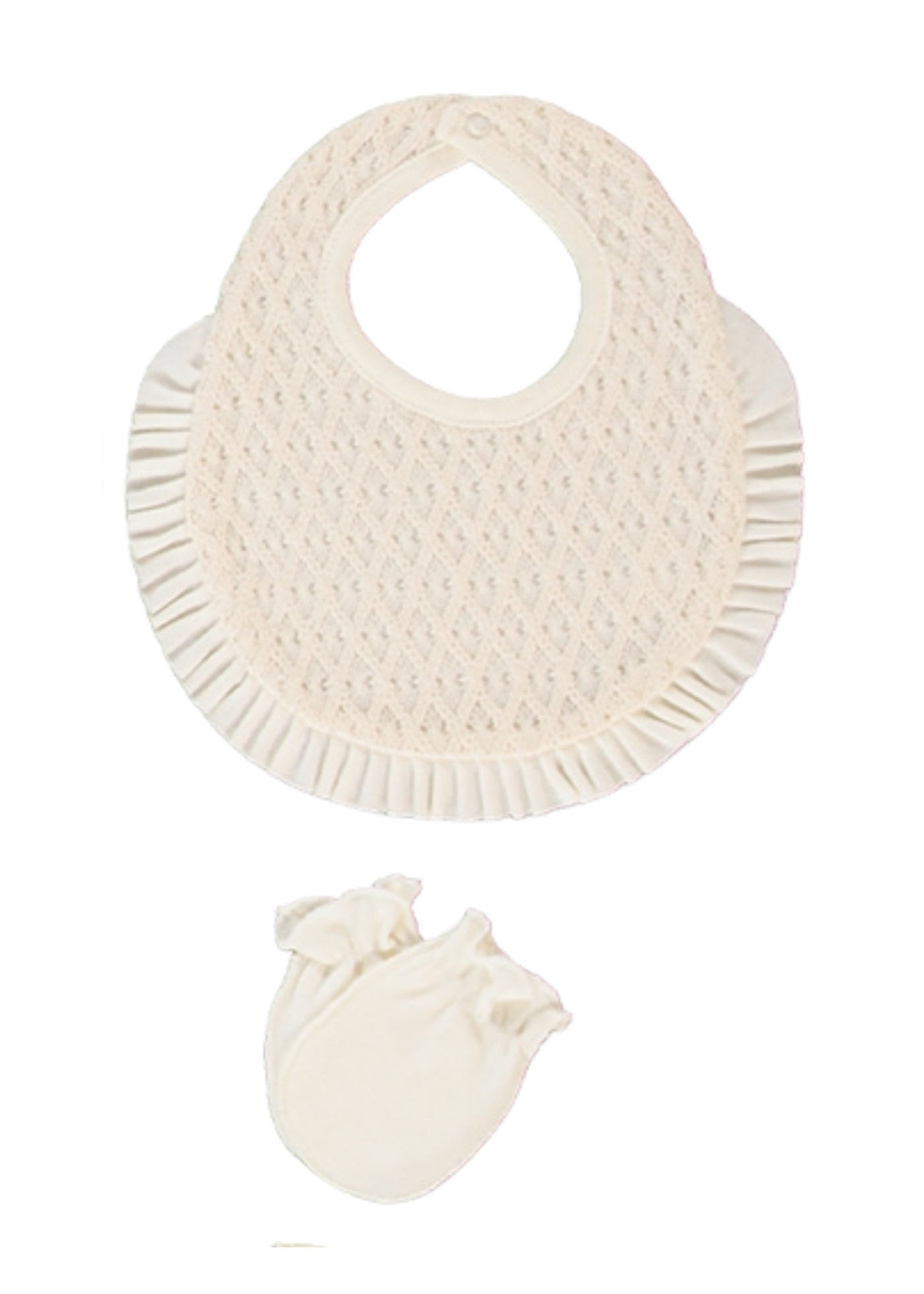 Set 10 Piese Maternitate Crem cu Dantela Little Lady Z1050 Bebetto