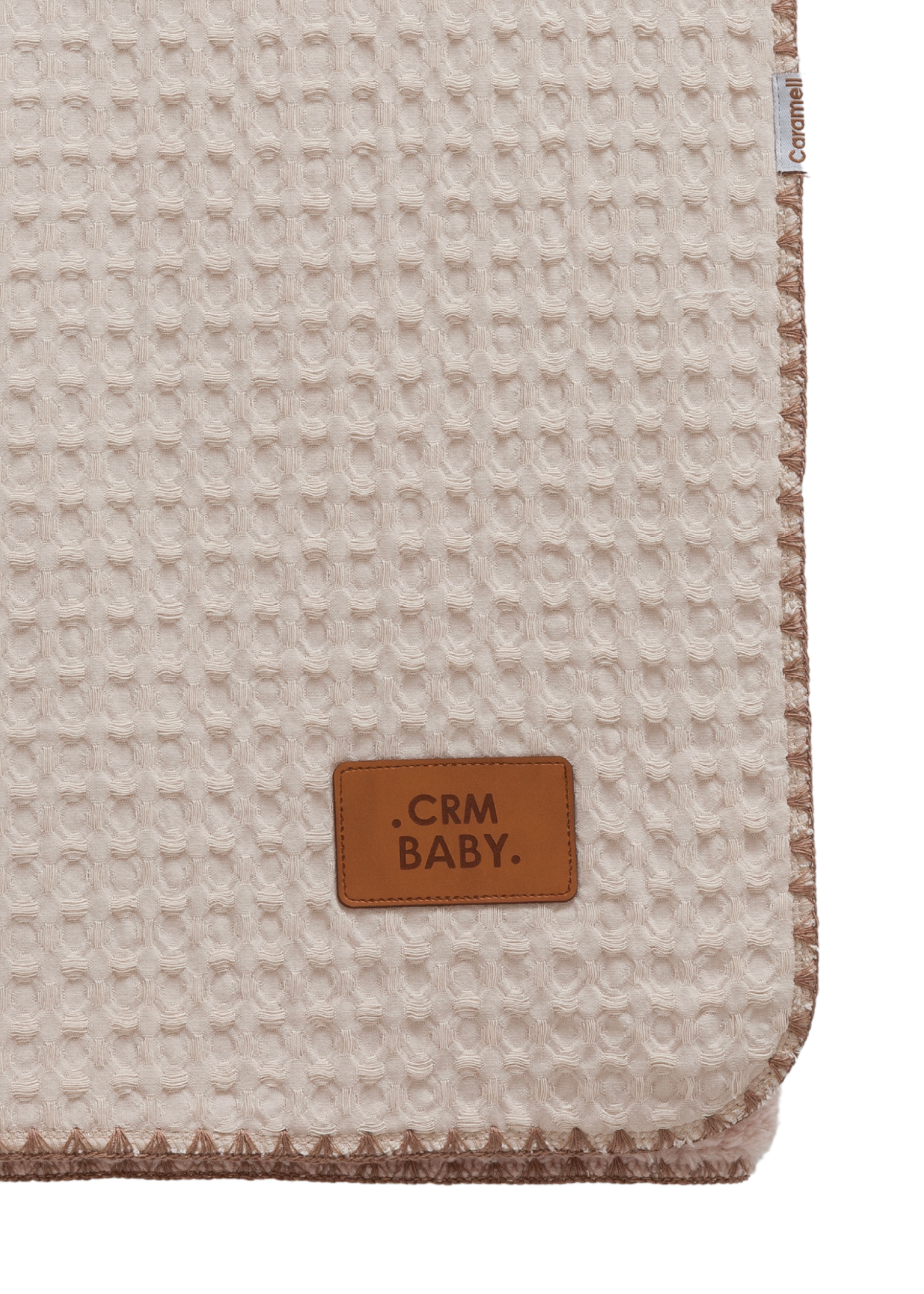 Patura Calduroasa Roz Pudra Bumbac Gofrat si Plus BTK2120 85 x 90 cm Mell Sweet Baby