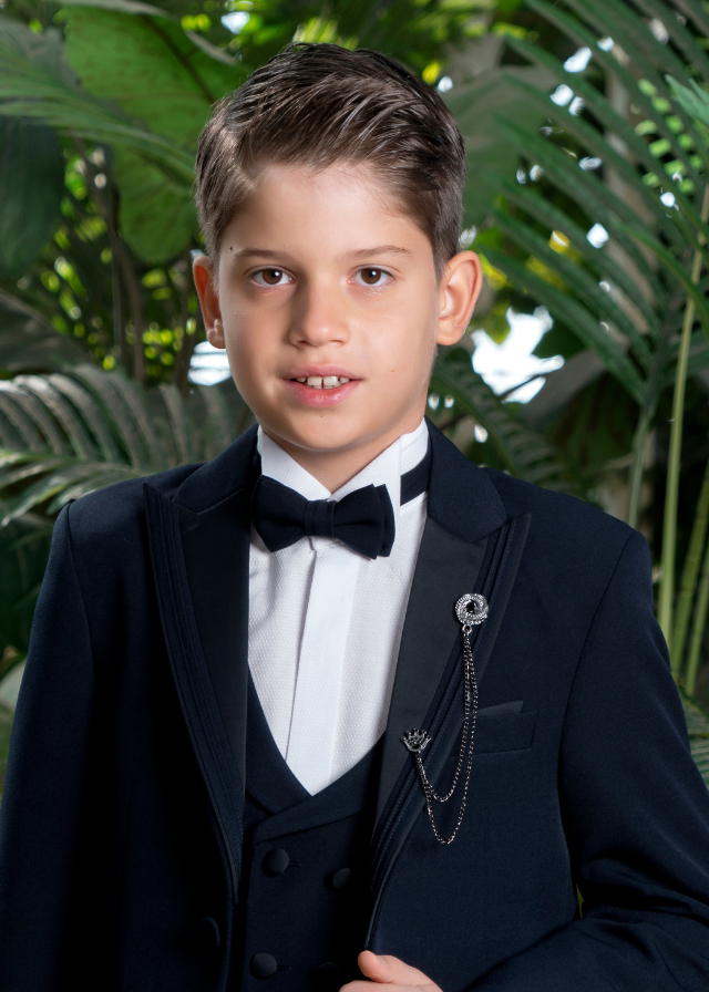 Costum Ceremonie 5 Piese Bleumarin 20355 Little Gentleman