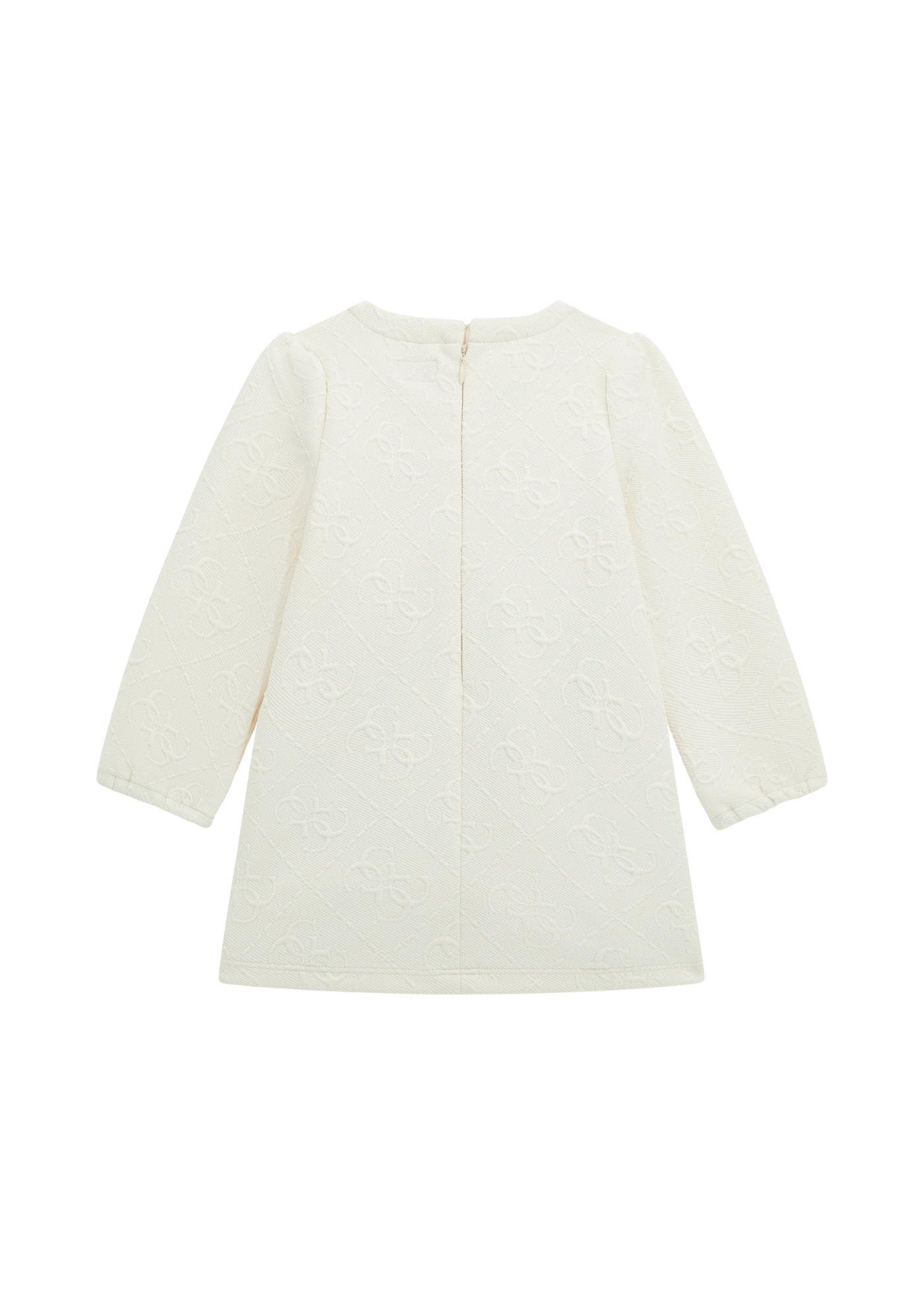 Rochie Jacquard Crem cu Maneca Lunga K5BK08 K0742 G012 Guess