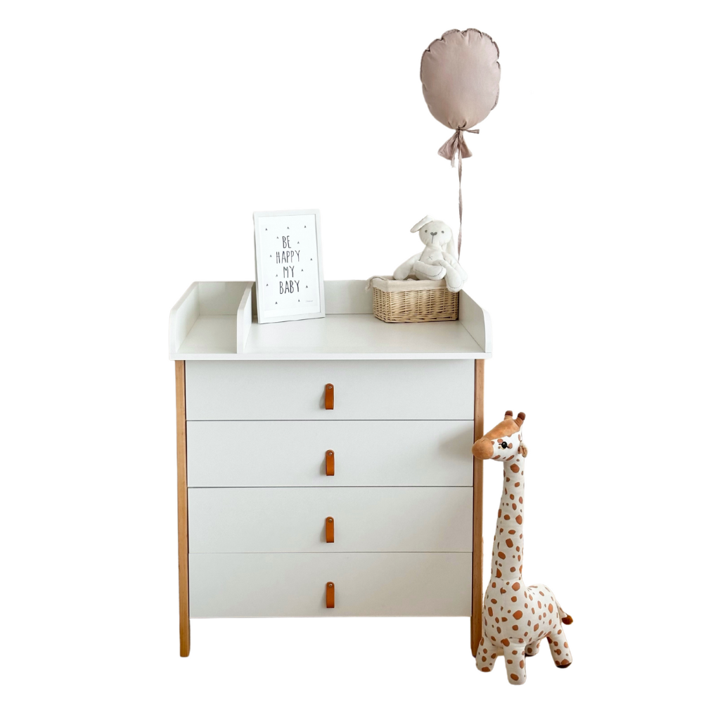 Ingvart Scandi Dresser with Changing Table 