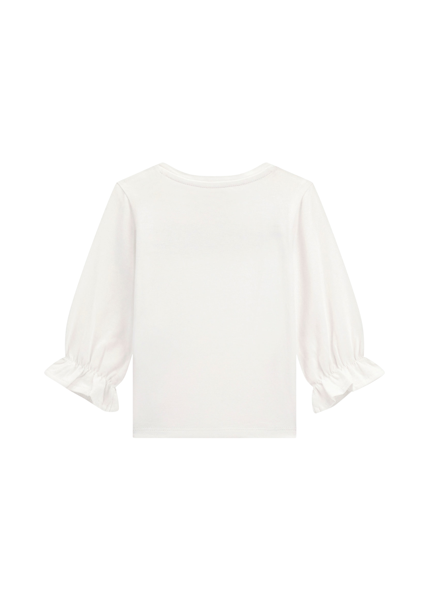 Bluza Alba cu Maneca Lunga cu Logo cu Glitter A5YI05 K6YW4 G011 Guess