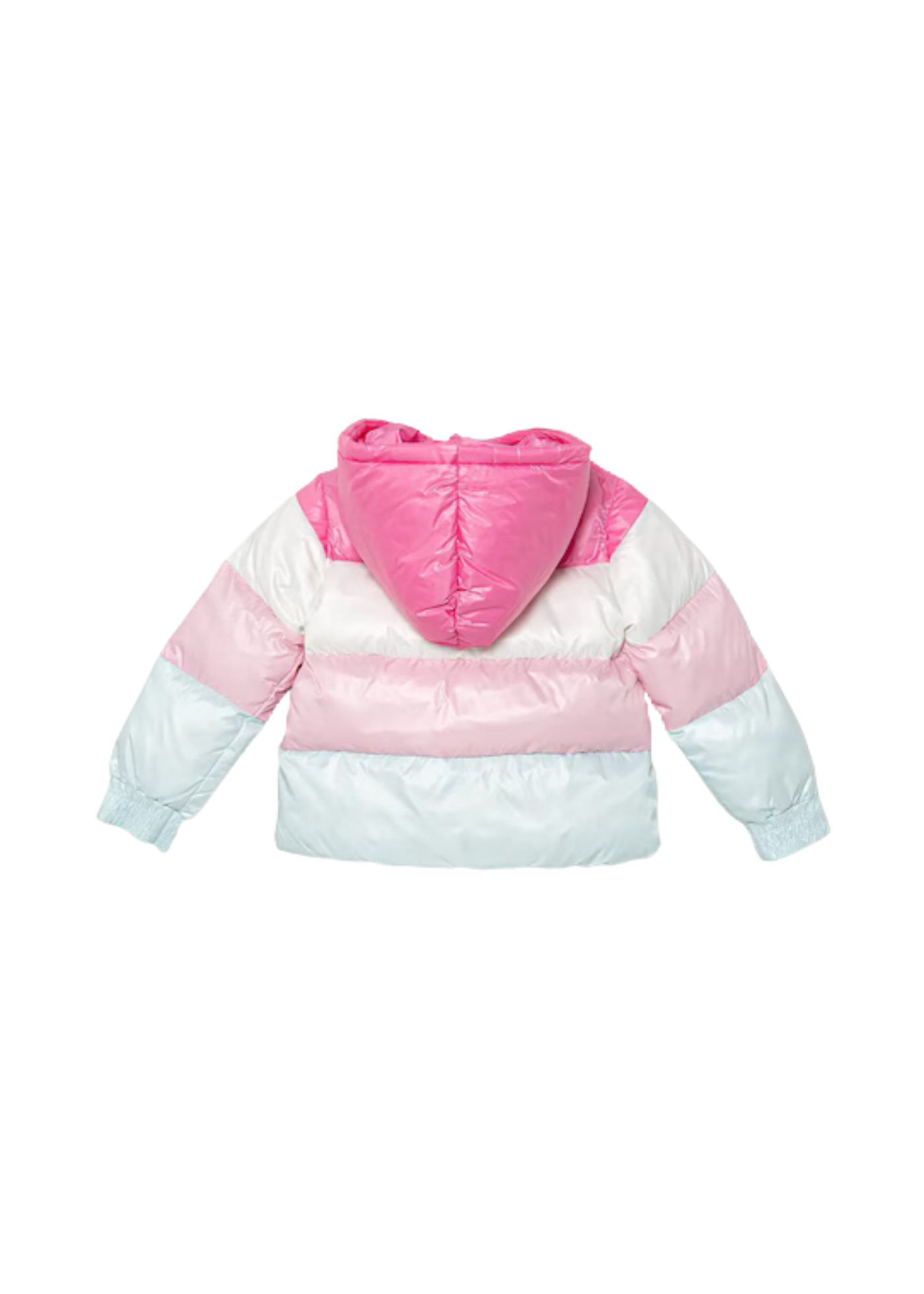 Geaca din Fas Matlasata Roz cu Bleu K5YL01 WEGY0 F00V Guess